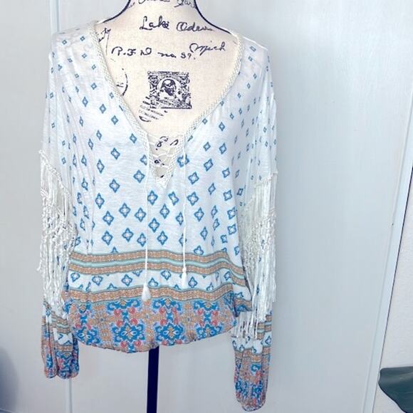 Free People Women's Macra-Maze Me Top size Medium - Picture 11 of 11